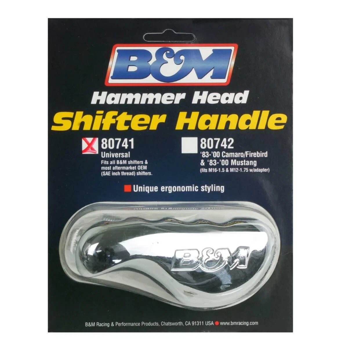 B&M Universal Hammer Head Shift Handle - 80741